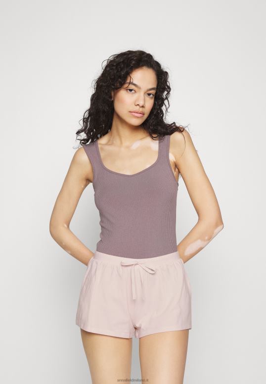 TX2DF1061 donne Anna Field pantaloncini pigiama in confezione da 2 rosa