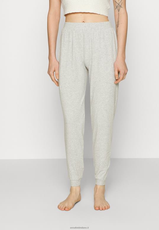 TX2DF1076 donne Anna Field Confezione da 2 pantaloni del pigiama rosa/grigio
