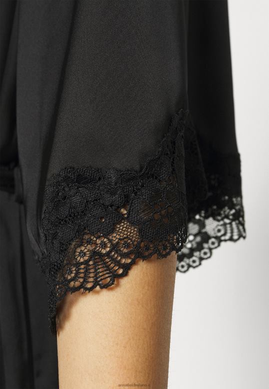 TX2DF1083 donne Anna Field vestaglia nera