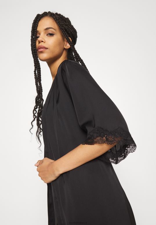 TX2DF1085 donne Anna Field vestaglia nera