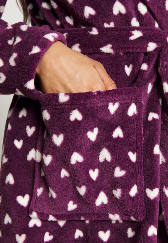 TX2DF1091 donne Anna Field vestaglia rosso scuro/beige