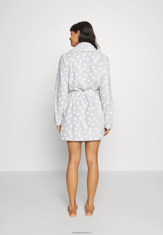 TX2DF1093 donne Anna Field vestaglia grigio/bianco