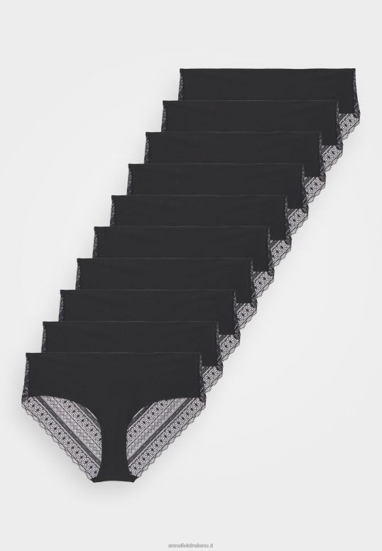 TX2DF1009 donne Anna Field frolice 10pp slip corti neri