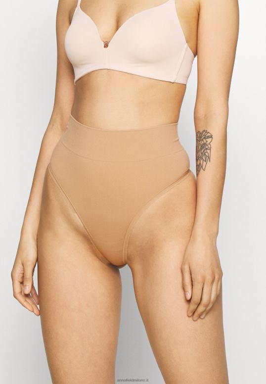 TX2DF1013 donne Anna Field Perizoma perizoma a vita alta 2pp marrone chiaro