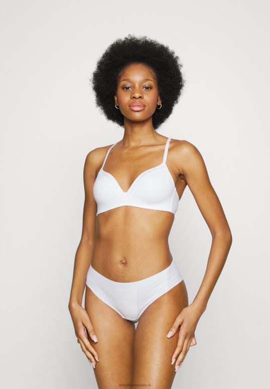 TX2DF915 donne Anna Field edison confezione da 2 reggiseni t-shirt senza ferretto bianco/grigio