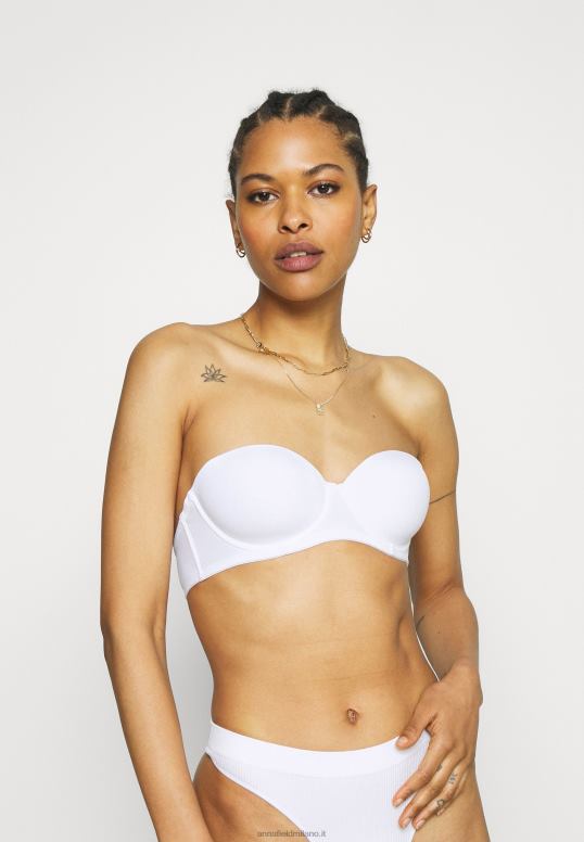 TX2DF925 donne Anna Field Confezione da 2 reggiseni multiway senza spalline bianco/carne