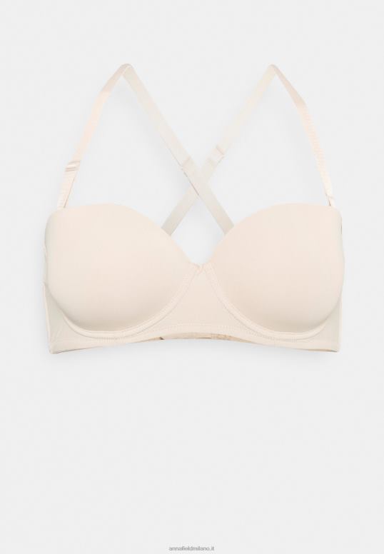 TX2DF925 donne Anna Field Confezione da 2 reggiseni multiway senza spalline bianco/carne