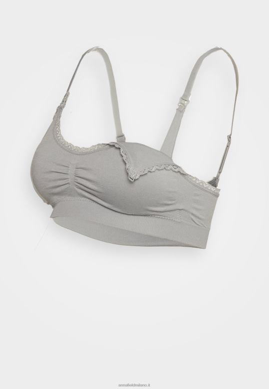 TX2DF952 donne Anna Field reggiseno premaman senza cuciture confezione da 2 bustini grigio/nero
