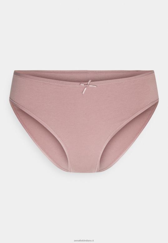 TX2DF957 donne Anna Field shannon confezione da 10 slip rosa/grigio