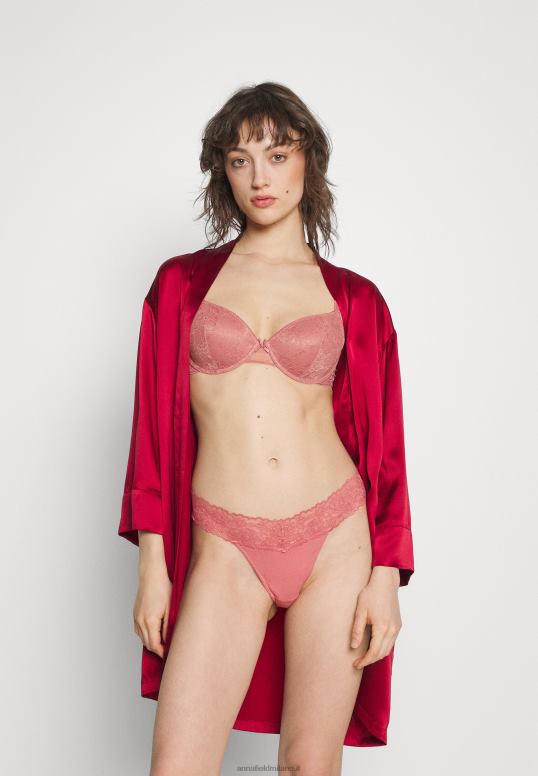 TX2DF980 donne Anna Field Confezione da 5 perizoma rosa/nero