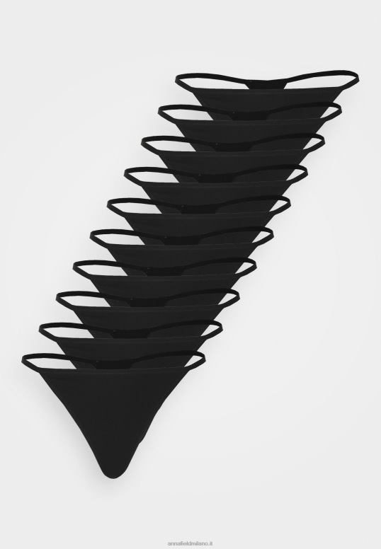 TX2DF986 donne Anna Field cody perizoma in cotone 10pp perizoma nero