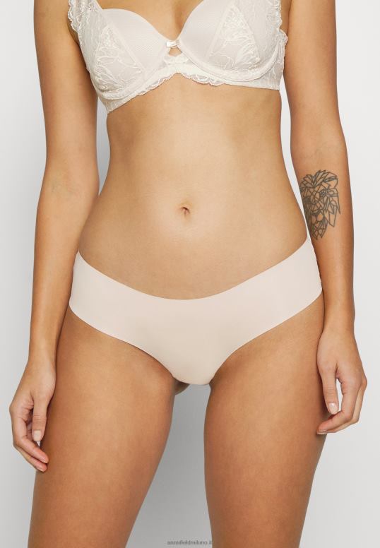 TX2DF992 donne Anna Field slip corto frolice 3pp nero/carne/bianco