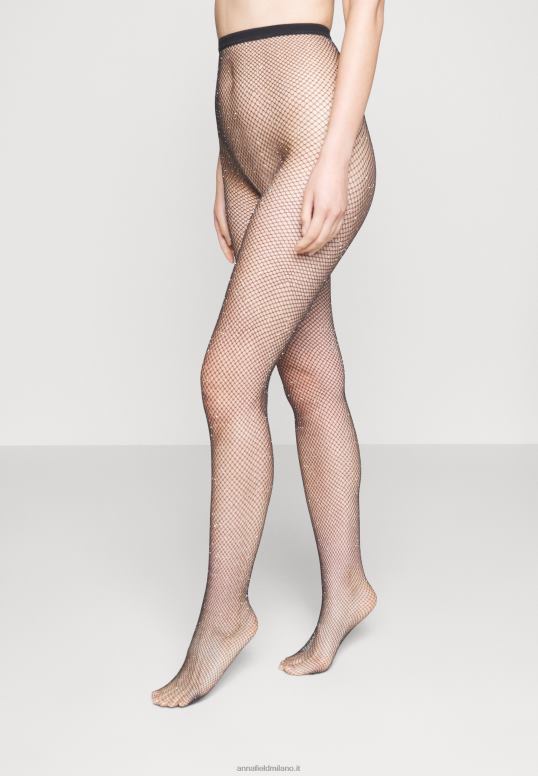 TX2DF1112 donne Anna Field collant glitterati Confezione da 2 collant neri