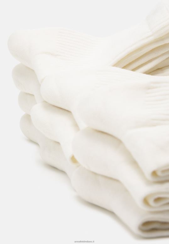 TX2DF1122 donne Anna Field Confezione da 10 calzini bianco sporco