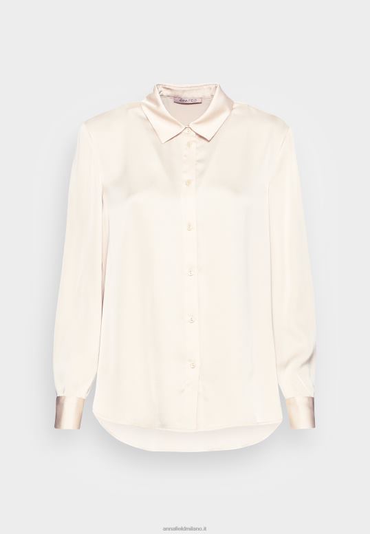 TX2DF667 donne Anna Field blusa abbottonata color carne