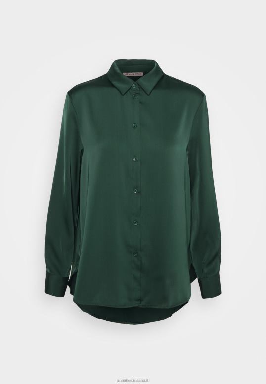 TX2DF670 donne Anna Field blusa abbottonata verde