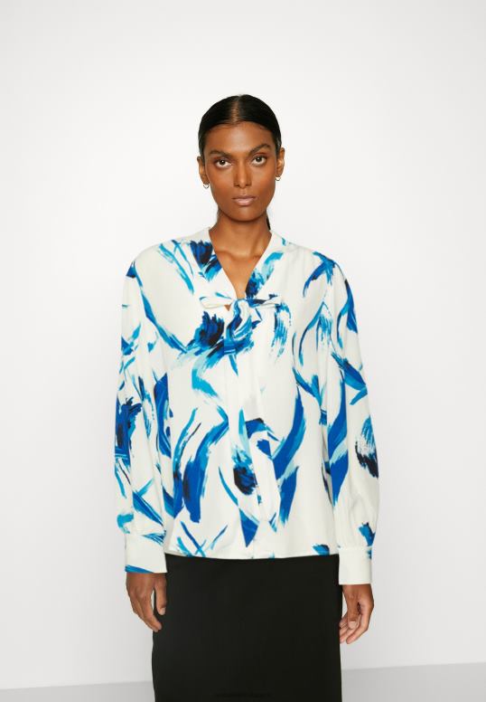 TX2DF679 donne Anna Field blusa abbottonata bianca, blu