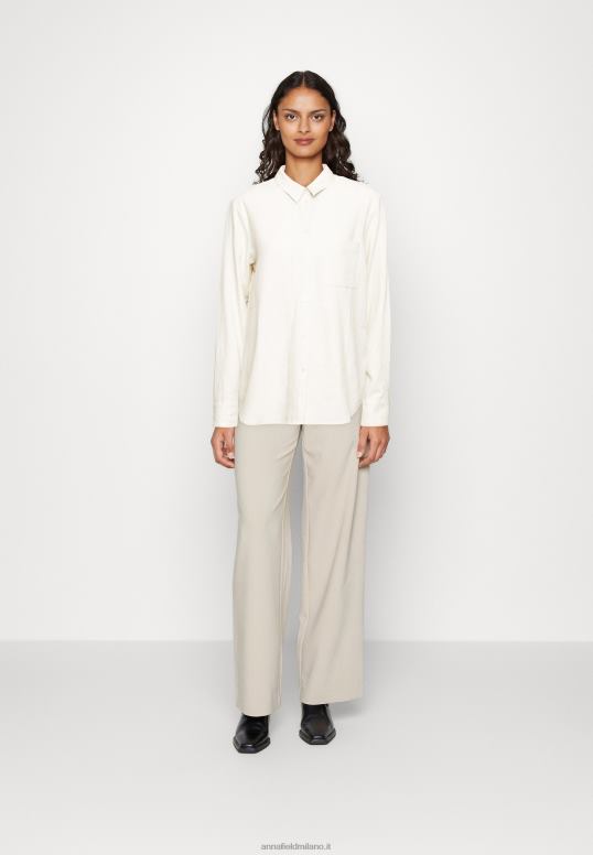 TX2DF680 donne Anna Field blusa button down in misto lino blusa button down beige