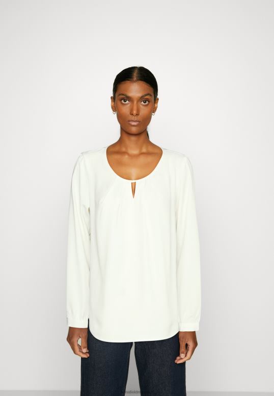 TX2DF708 donne Anna Field tunica bianco sporco