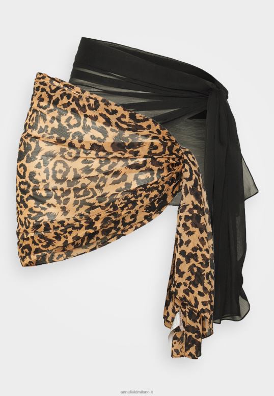 TX2DF748 donne Anna Field Confezione da 2 accessori da spiaggia neri