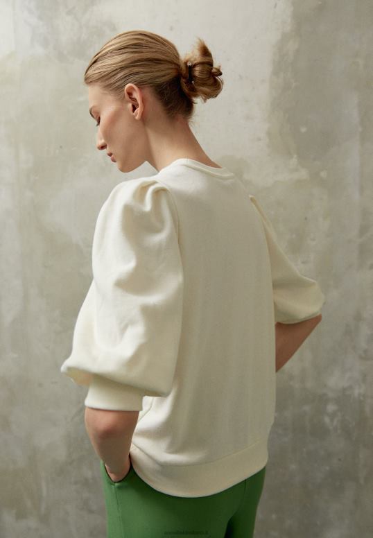 TX2DF766 donne Anna Field felpa bianco sporco