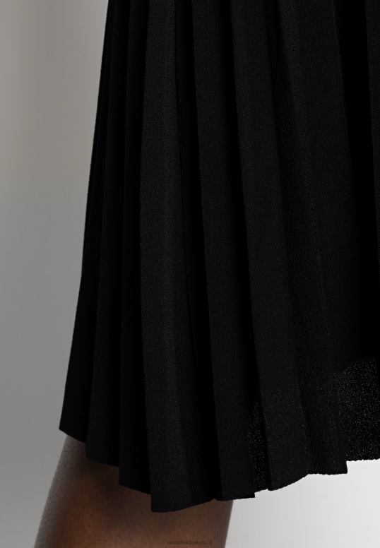 TX2DF776 donne Anna Field plissettata minigonna a trapezio gonna a trapezio nera