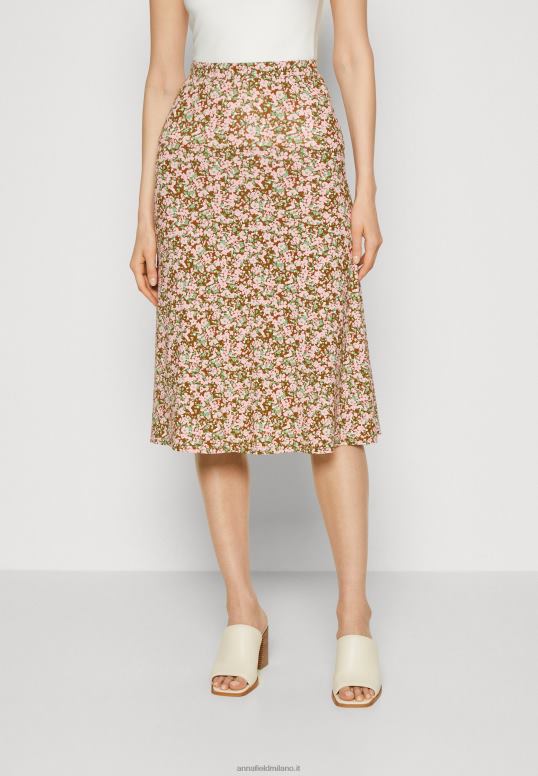 TX2DF786 donne Anna Field gonna a trapezio multicolore