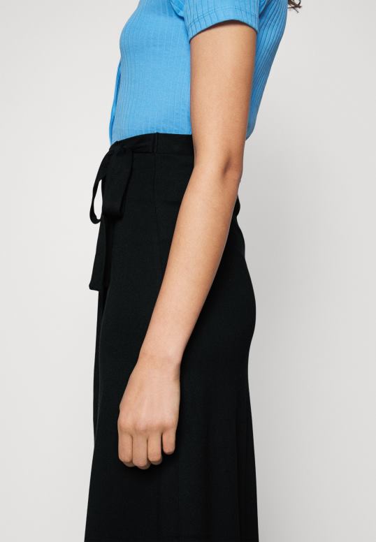 TX2DF787 donne Anna Field base avvolgente gonna midi gonna a trapezio nera