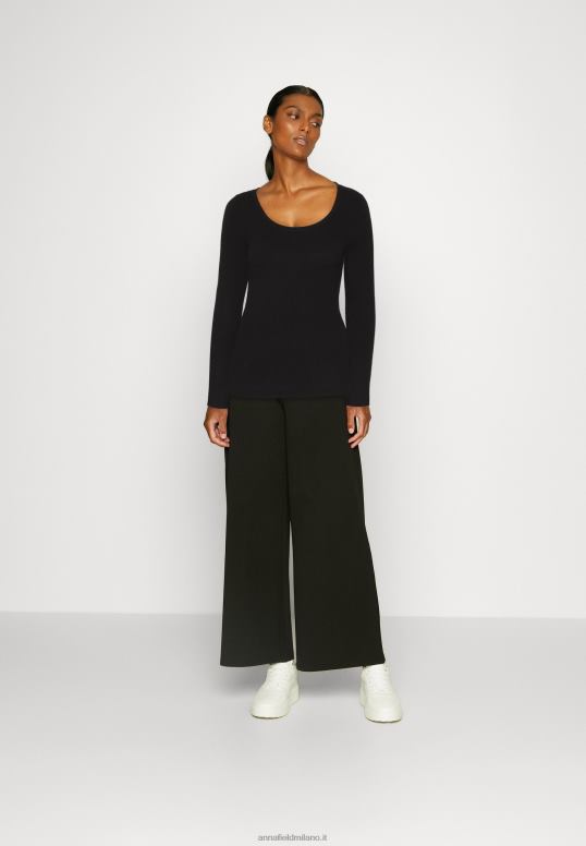 TX2DF848 donne Anna Field maglione dettaglio bottone nero