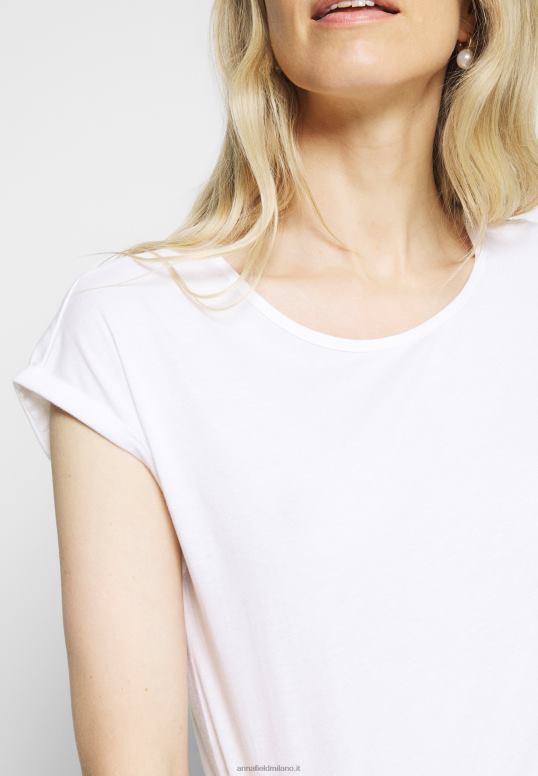 TX2DF266 donne Anna Field Confezione da 3 t-shirt basic nere/bianche/grigio chiaro screziato