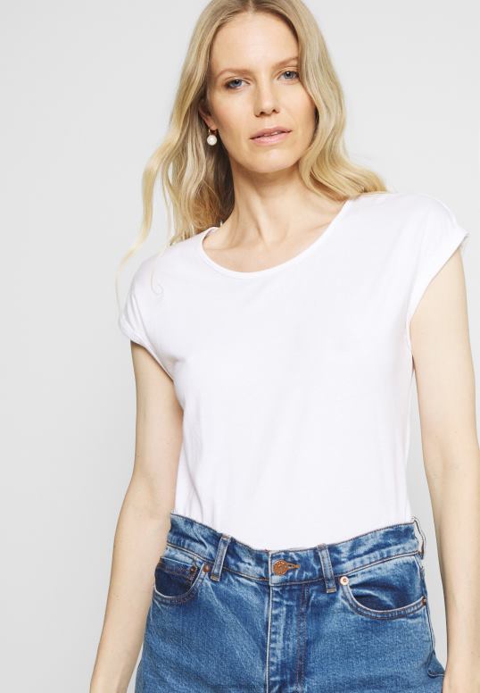 TX2DF266 donne Anna Field Confezione da 3 t-shirt basic nere/bianche/grigio chiaro screziato