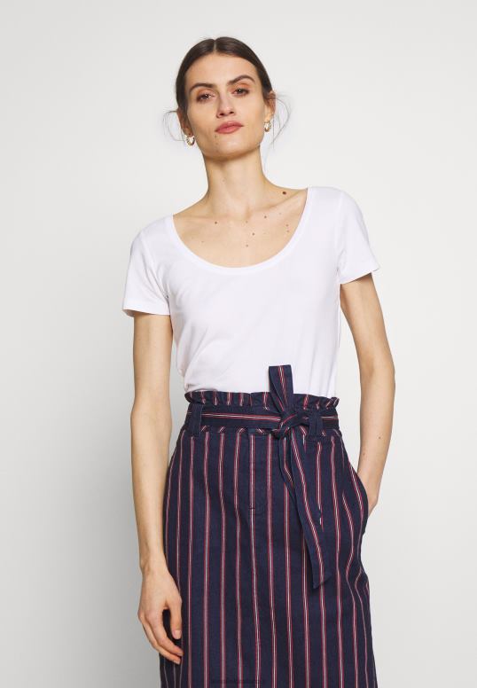 TX2DF271 donne Anna Field Confezione da 3 t-shirt basic bianco/navy/grigio chiaro melange