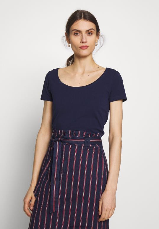 TX2DF271 donne Anna Field Confezione da 3 t-shirt basic bianco/navy/grigio chiaro melange