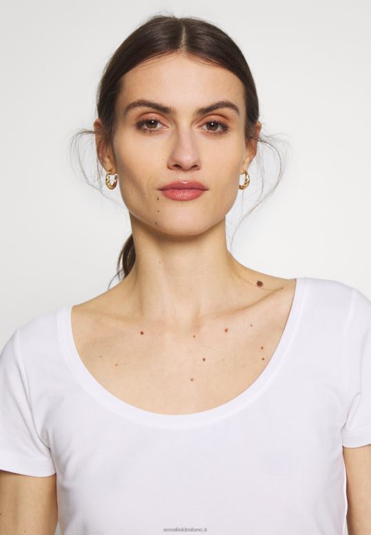 TX2DF271 donne Anna Field Confezione da 3 t-shirt basic bianco/navy/grigio chiaro melange