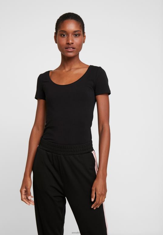 TX2DF293 donne Anna Field Confezione da 2 t-shirt basic nere/bianche