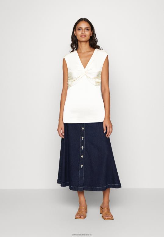 TX2DF311 donne Anna Field t-shirt con stampa bianco sporco