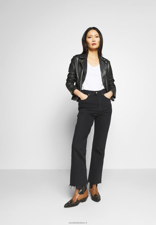 TX2DF324 donne Anna Field Confezione da 3 t-shirt basic nero, bianco