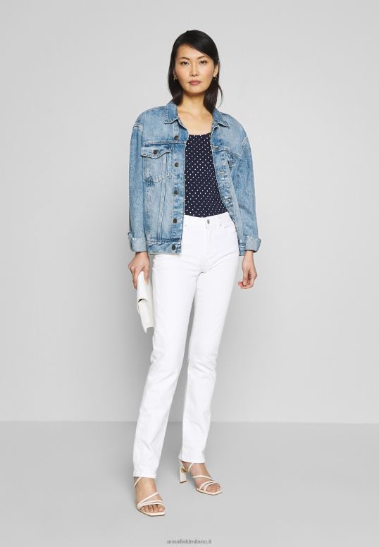 TX2DF329 donne Anna Field Confezione da 2 t-shirt con stampa blu navy/bianco