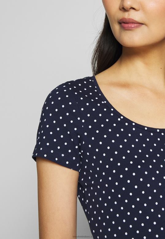 TX2DF329 donne Anna Field Confezione da 2 t-shirt con stampa blu navy/bianco