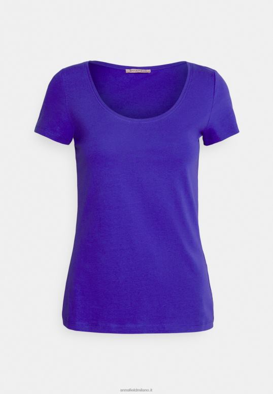 TX2DF335 donne Anna Field Confezione da 3 t-shirt basic blu scuro/rosa/bianco sporco