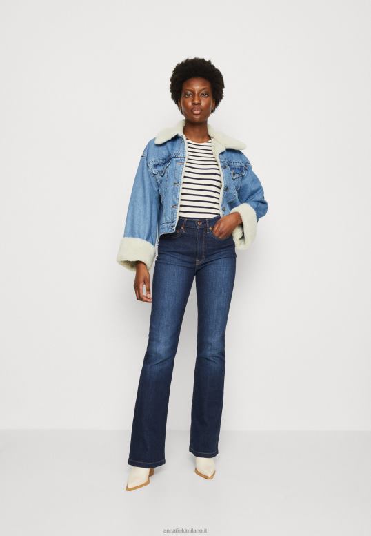 TX2DF339 donne Anna Field t-shirt con stampa blu scuro/bianco