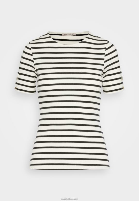 TX2DF339 donne Anna Field t-shirt con stampa blu scuro/bianco