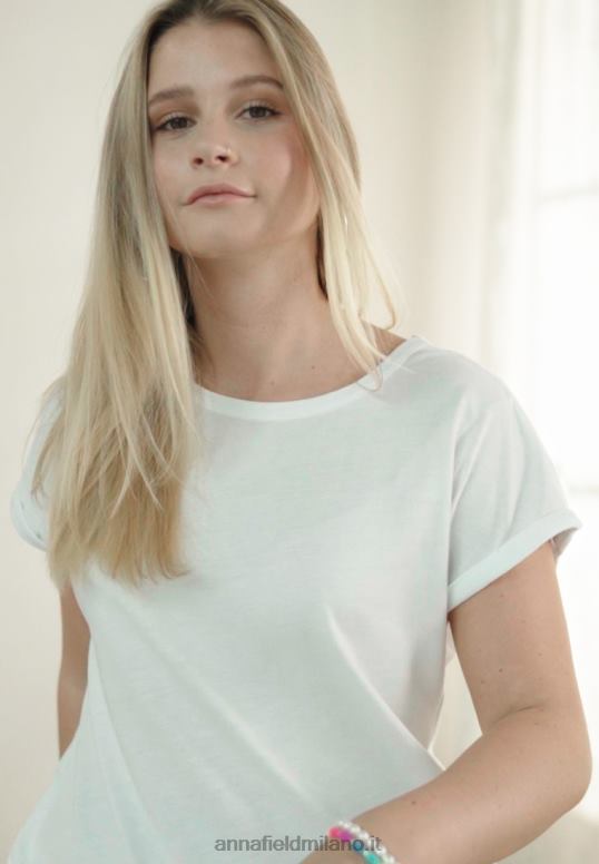 TX2DF352 donne Anna Field Confezione da 3 t-shirt basic rosso scuro/bianco/nero