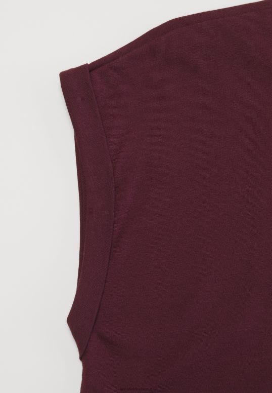 TX2DF352 donne Anna Field Confezione da 3 t-shirt basic rosso scuro/bianco/nero