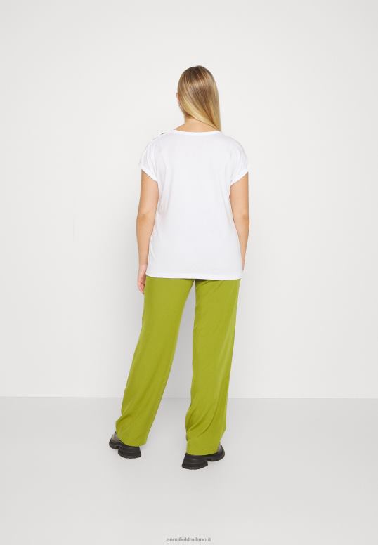 TX2DF352 donne Anna Field Confezione da 3 t-shirt basic rosso scuro/bianco/nero