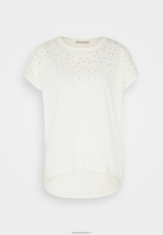 TX2DF369 donne Anna Field t-shirt con stampa bianco sporco