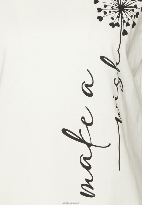 TX2DF370 donne Anna Field t-shirt con stampa bianco sporco