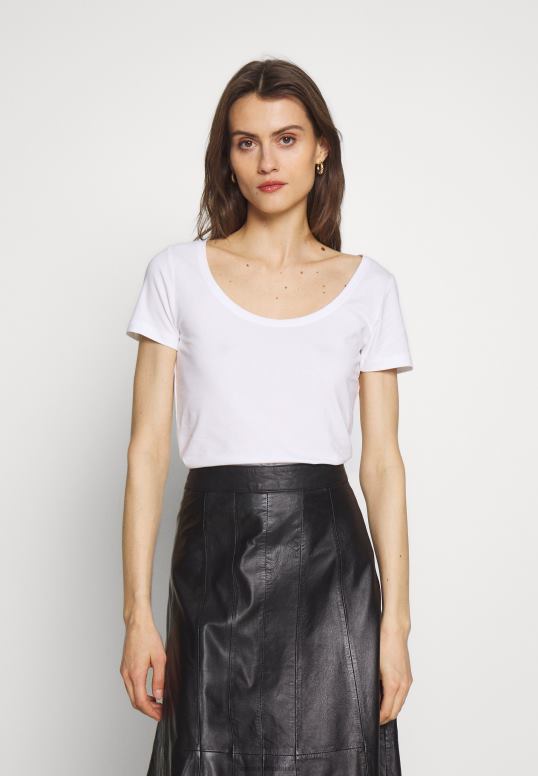 TX2DF380 donne Anna Field Confezione da 3 t-shirt basic bianche/cammello/nere