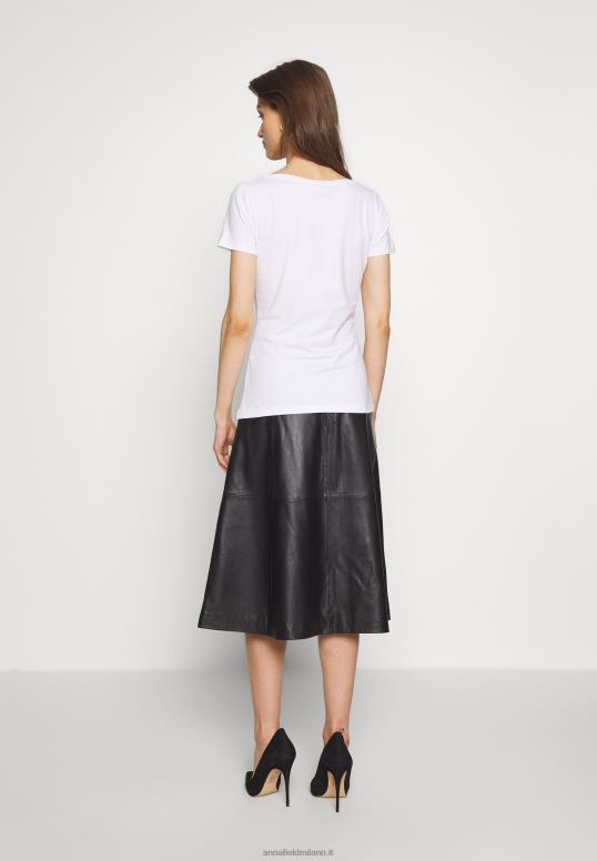 TX2DF380 donne Anna Field Confezione da 3 t-shirt basic bianche/cammello/nere