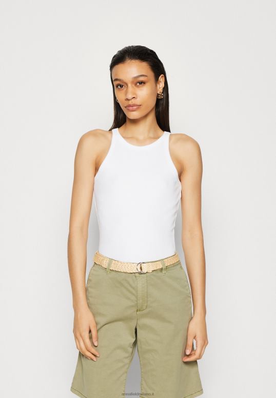 TX2DF449 donne Anna Field Confezione da 2 top blu/bianco/bianco